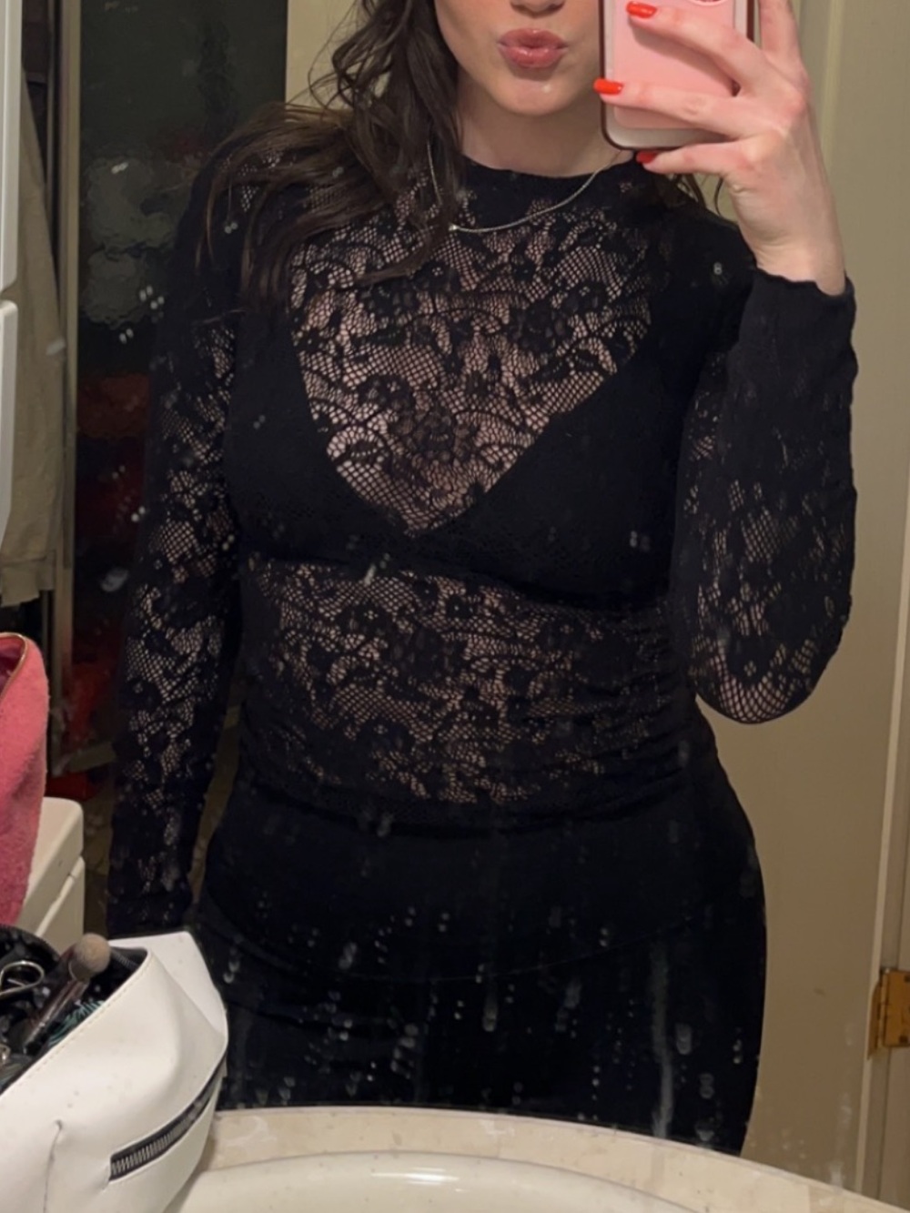 Urban Outfitters Sheer Lace Top